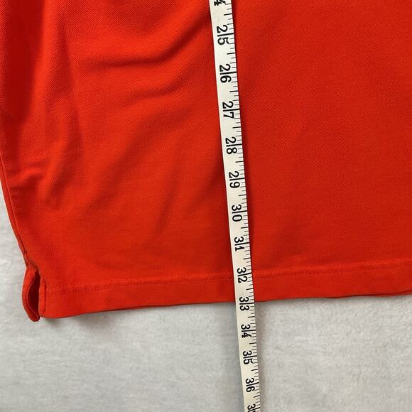 Foundry Supply Co Shirt Mens XLT Orange Knit Polo Short Sleeves Collar - Picture 4 of 8